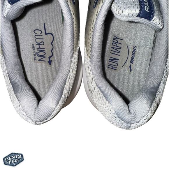 Brooks Range Neutral Cushion Running Tennis Shoes Gray/Blue Men’s 10.5